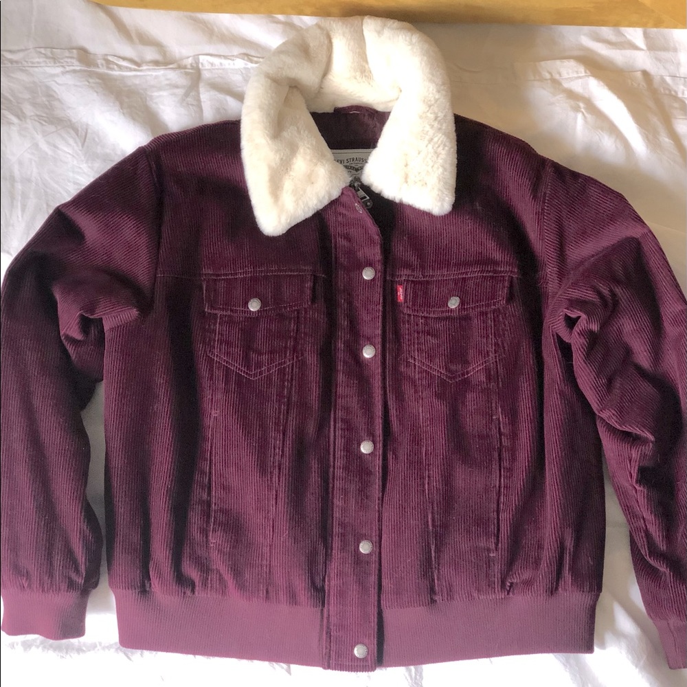 Levi’s Sherpa corduroy Bomber Large